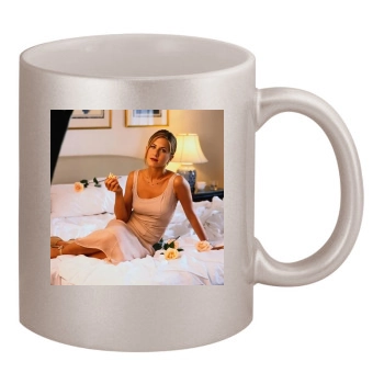 Jennifer Aniston 11oz Metallic Silver Mug