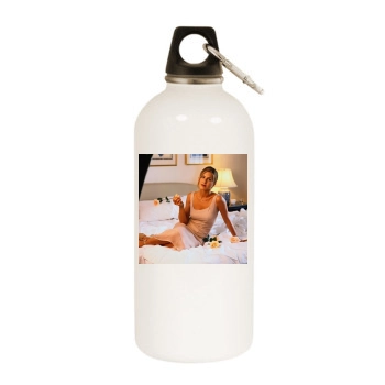 Jennifer Aniston White Water Bottle With Carabiner