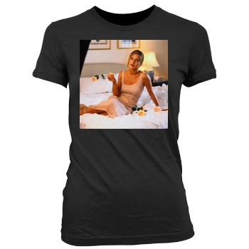 Jennifer Aniston Women's Junior Cut Crewneck T-Shirt