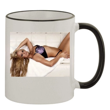 Jennifer Ellison 11oz Colored Rim & Handle Mug