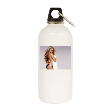 Jennifer Ellison White Water Bottle With Carabiner