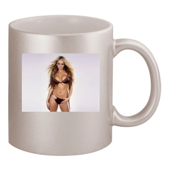 Jennifer Ellison 11oz Metallic Silver Mug