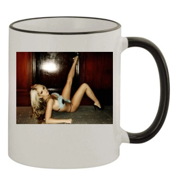 Jennifer Ellison 11oz Colored Rim & Handle Mug