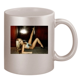 Jennifer Ellison 11oz Metallic Silver Mug