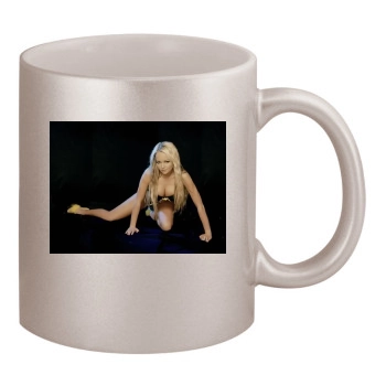 Jennifer Ellison 11oz Metallic Silver Mug