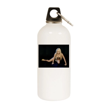 Jennifer Ellison White Water Bottle With Carabiner