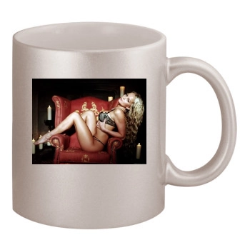 Jennifer Ellison 11oz Metallic Silver Mug