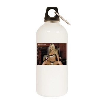 Jennifer Ellison White Water Bottle With Carabiner