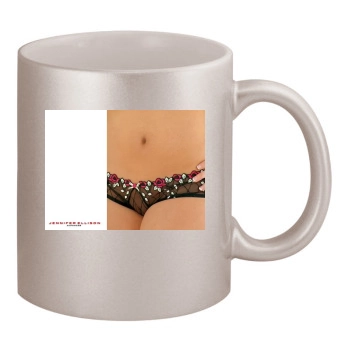 Jennifer Ellison 11oz Metallic Silver Mug