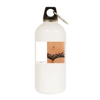 Jennifer Ellison White Water Bottle With Carabiner