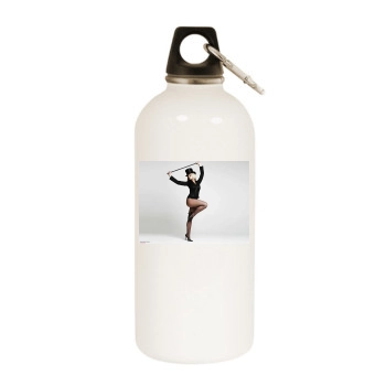 Jennifer Ellison White Water Bottle With Carabiner