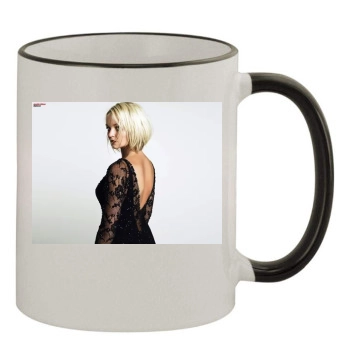 Jennifer Ellison 11oz Colored Rim & Handle Mug