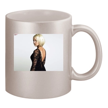 Jennifer Ellison 11oz Metallic Silver Mug