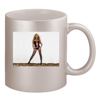 Jennifer Ellison 11oz Metallic Silver Mug