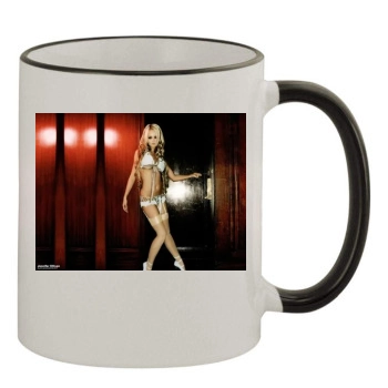 Jennifer Ellison 11oz Colored Rim & Handle Mug