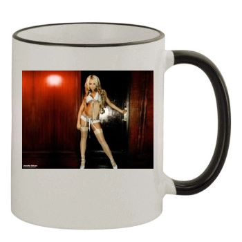 Jennifer Ellison 11oz Colored Rim & Handle Mug