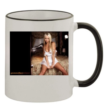 Jennifer Ellison 11oz Colored Rim & Handle Mug