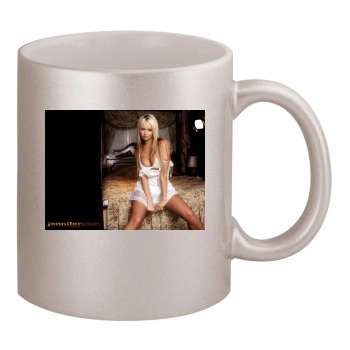 Jennifer Ellison 11oz Metallic Silver Mug