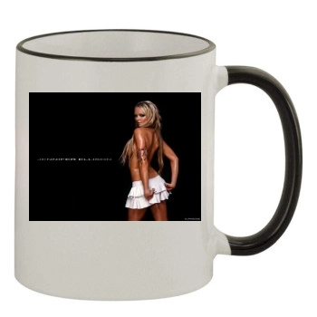 Jennifer Ellison 11oz Colored Rim & Handle Mug