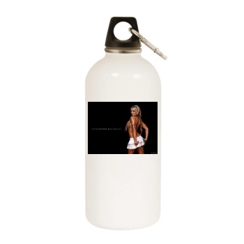 Jennifer Ellison White Water Bottle With Carabiner