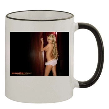 Jennifer Ellison 11oz Colored Rim & Handle Mug