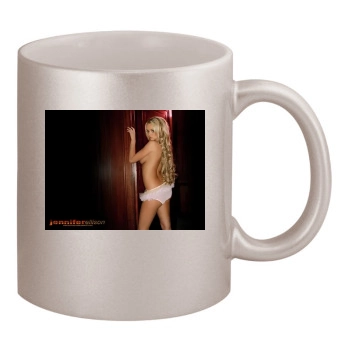 Jennifer Ellison 11oz Metallic Silver Mug