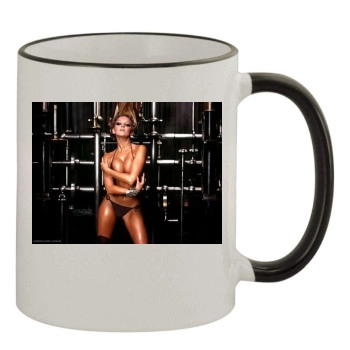 Jennifer Ellison 11oz Colored Rim & Handle Mug