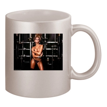 Jennifer Ellison 11oz Metallic Silver Mug