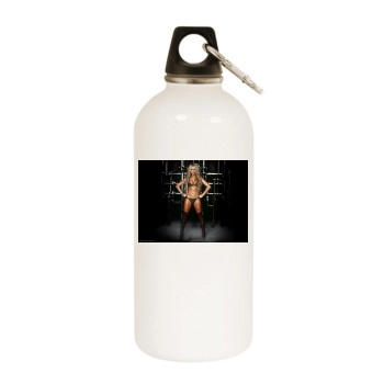 Jennifer Ellison White Water Bottle With Carabiner