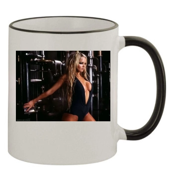 Jennifer Ellison 11oz Colored Rim & Handle Mug