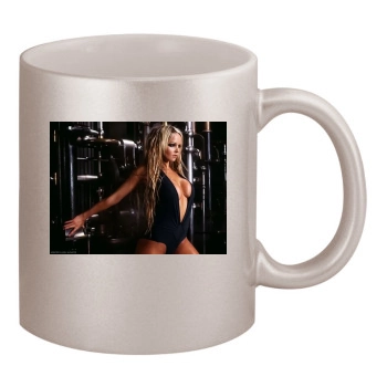 Jennifer Ellison 11oz Metallic Silver Mug