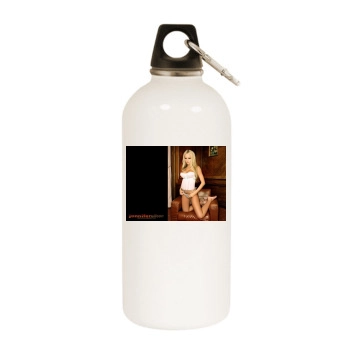 Jennifer Ellison White Water Bottle With Carabiner