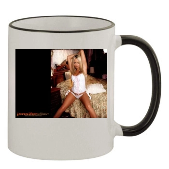 Jennifer Ellison 11oz Colored Rim & Handle Mug