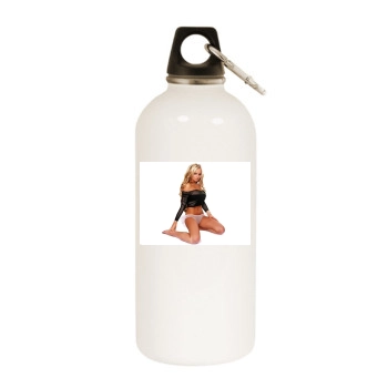 Jennifer Ellison White Water Bottle With Carabiner