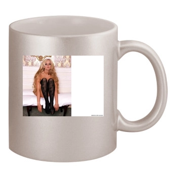 Jennifer Ellison 11oz Metallic Silver Mug