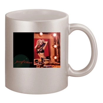 Jennifer Ellison 11oz Metallic Silver Mug