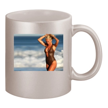 Jennifer Ellison 11oz Metallic Silver Mug