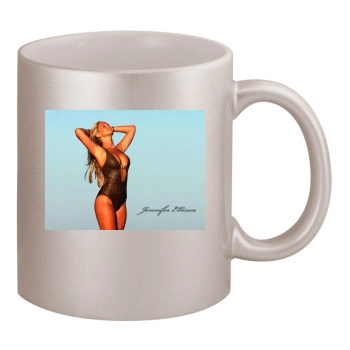 Jennifer Ellison 11oz Metallic Silver Mug