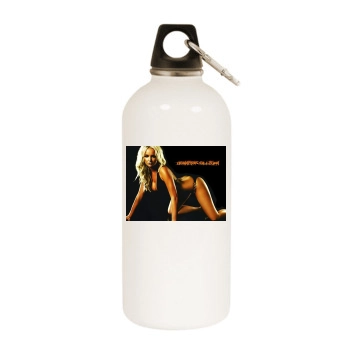 Jennifer Ellison White Water Bottle With Carabiner