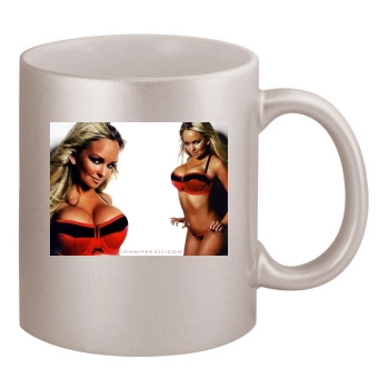 Jennifer Ellison 11oz Metallic Silver Mug