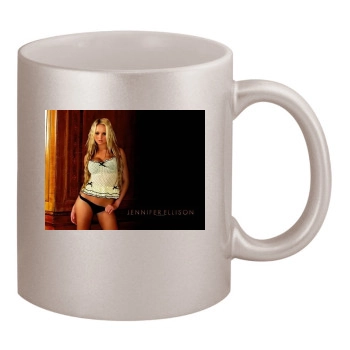 Jennifer Ellison 11oz Metallic Silver Mug