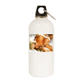 Jennifer Ellison White Water Bottle With Carabiner