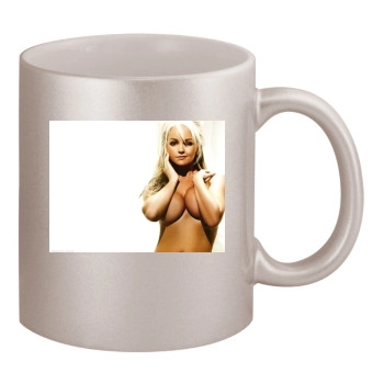 Jennifer Ellison 11oz Metallic Silver Mug