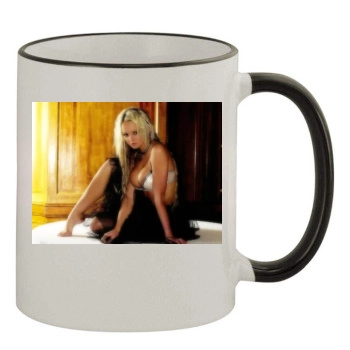 Jennifer Ellison 11oz Colored Rim & Handle Mug