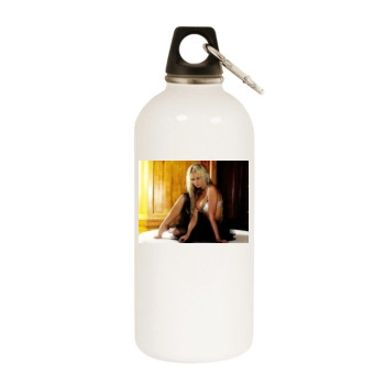 Jennifer Ellison White Water Bottle With Carabiner