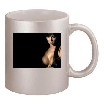 Jennifer Ellison 11oz Metallic Silver Mug