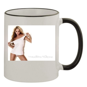 Jennifer Ellison 11oz Colored Rim & Handle Mug