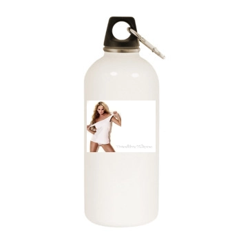 Jennifer Ellison White Water Bottle With Carabiner