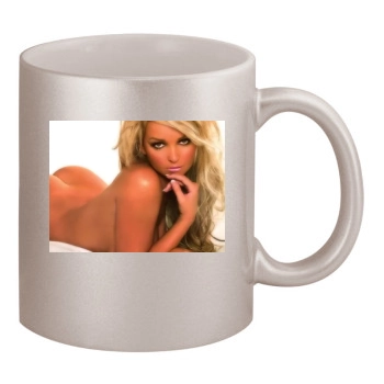 Jennifer Ellison 11oz Metallic Silver Mug