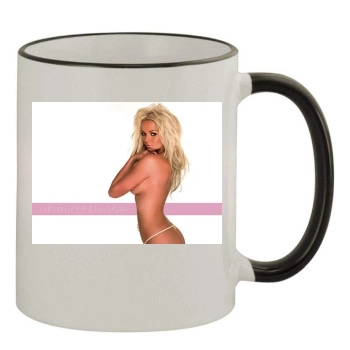 Jennifer Ellison 11oz Colored Rim & Handle Mug